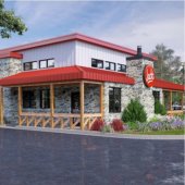 An artist's rendering for a potential Jack's Family Restaurant in Pelham.