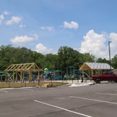 New amenities are under construction at Pelham City Park.