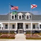 The exterior of Pelham City Hall.