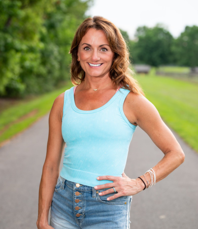 A photo of April Wittmann, yoga instructor at Pelham Racquet Club. 